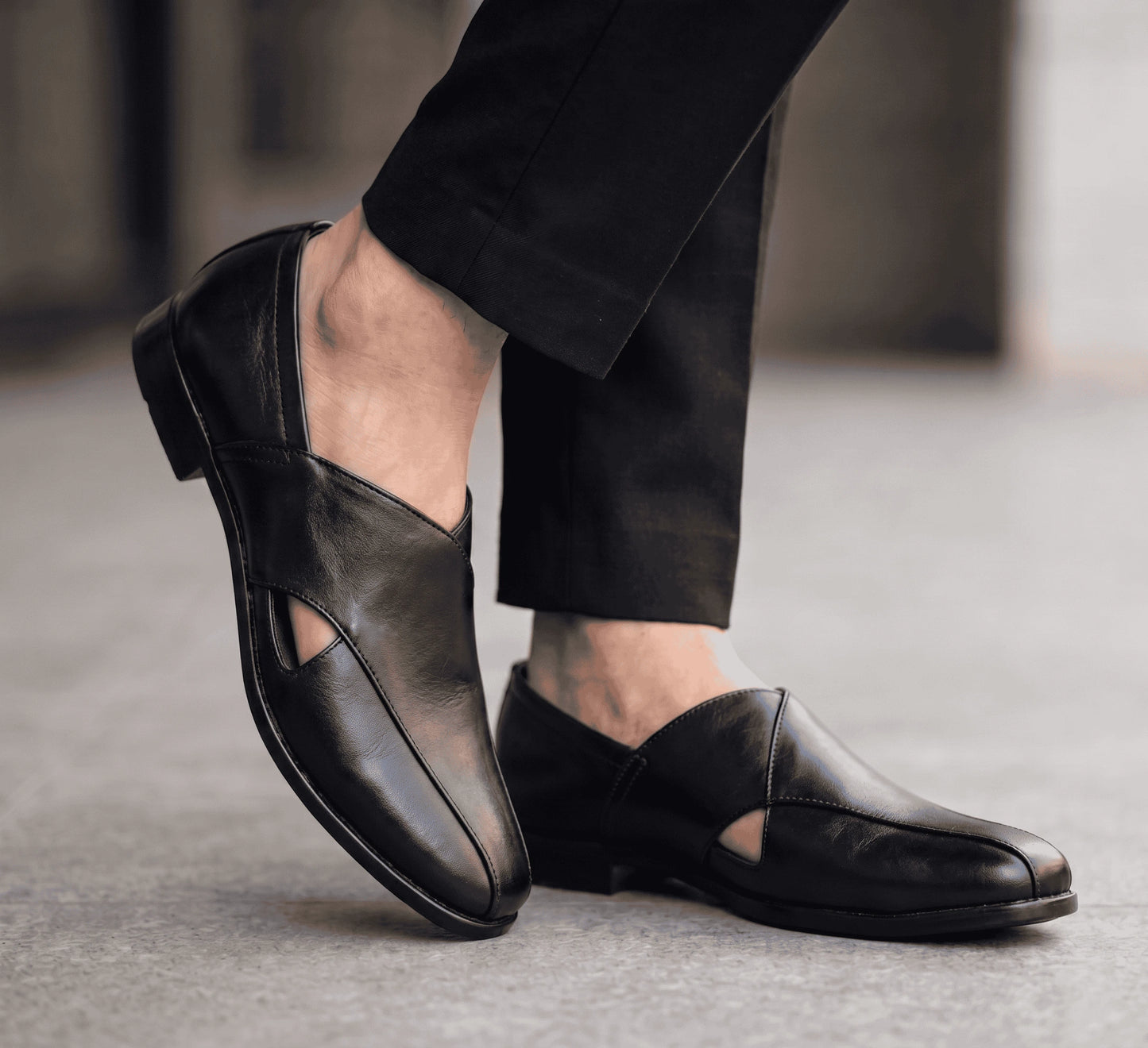 MENS GENUINE  LEATHER CASUAL SHOES-M3
