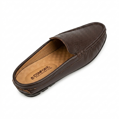 Genuine Leather Half Loafer - H-2