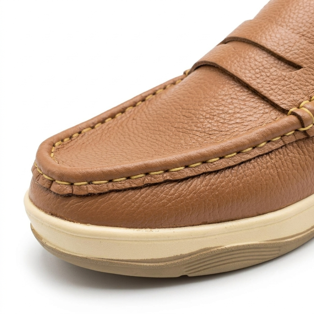 A Grade Quality Leather Casual shoe -M8