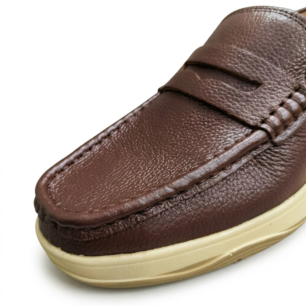 A Grade Quality Leather Casual shoe -M9