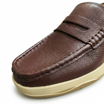 A Grade Quality Leather Casual shoe -M9