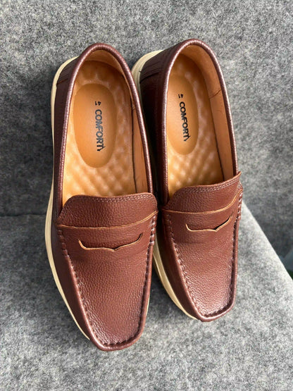 Export Quality Leather Casual shoe -M9