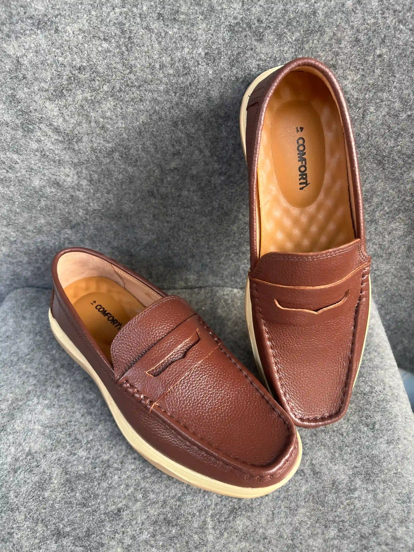 Export Quality Leather Casual shoe -M9
