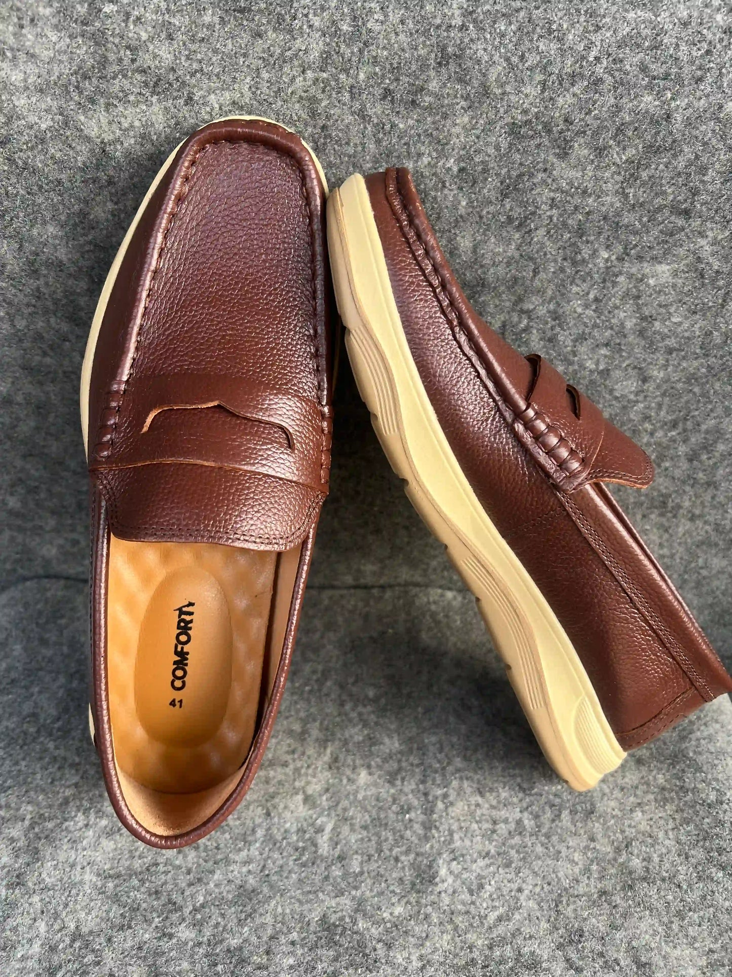 Export Quality Leather Casual shoe -M9